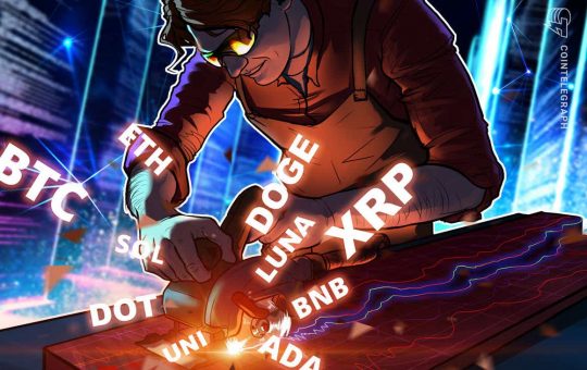 Price analysis 10/18: BTC, ETH, BNB, ADA, XRP, SOL, DOT, DOGE, LUNA, UNI