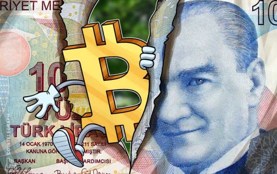 Bitcoin hits new all-time high in Turkey as fiat currency lira goes into freefall