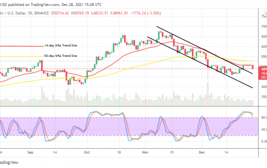 Bitcoin (BTC/USD) Market Reverses Valuation at $50,000