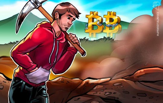 Bitcoin miners selling stock and BTC as returns halve since November