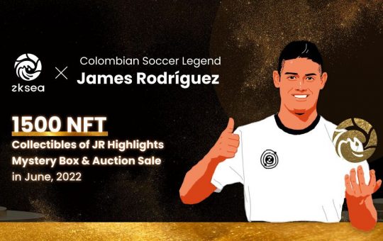 James Rodríguez Partners With ZKSea to Launch NFT Series