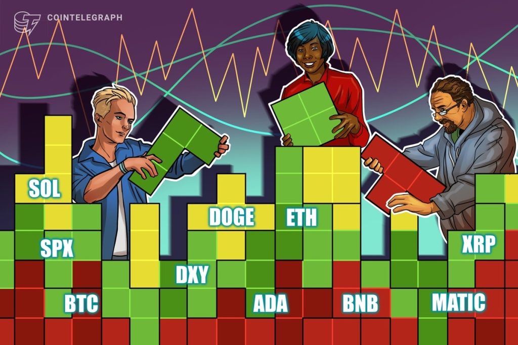 Price analysis 4/17: SPX, DXY, BTC, ETH, BNB, XRP, ADA, MATIC, DOGE, SOL