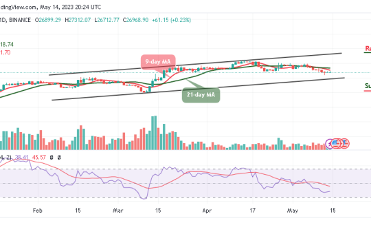 Bitcoin Price Prediction for Today, May 14: BTC/USD Keeps Moving Around $27,000 Level