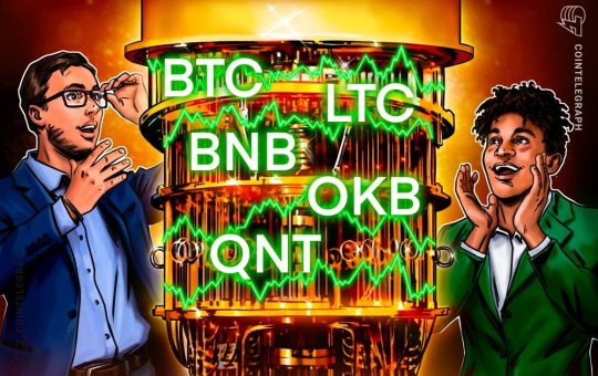 Bitcoin bulls look to re-establish control — Will BNB, LTC, OKB and QNT follow?