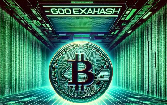 Bitcoin Mining Power Wanes — Network Hashrate Drops Below 600 EH/s