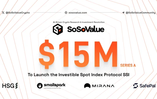 AI-Driven SoSoValue Launches SSI Protocol After $15M Series A Funding 