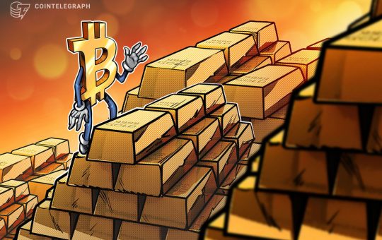 Bitcoin-to-gold ratio breaks 12-year support as gold price hits a record $3K